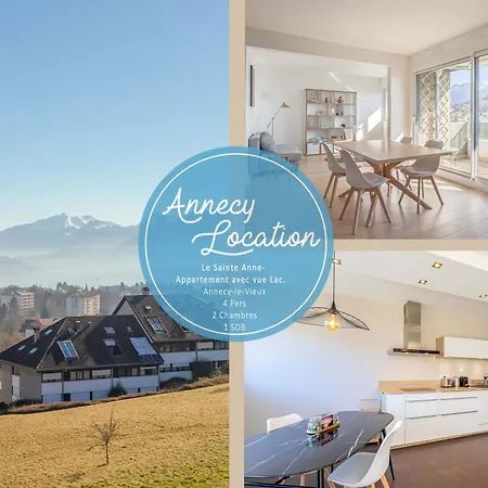 Le Sainte Anne- Avec Vue Apartment Annecy